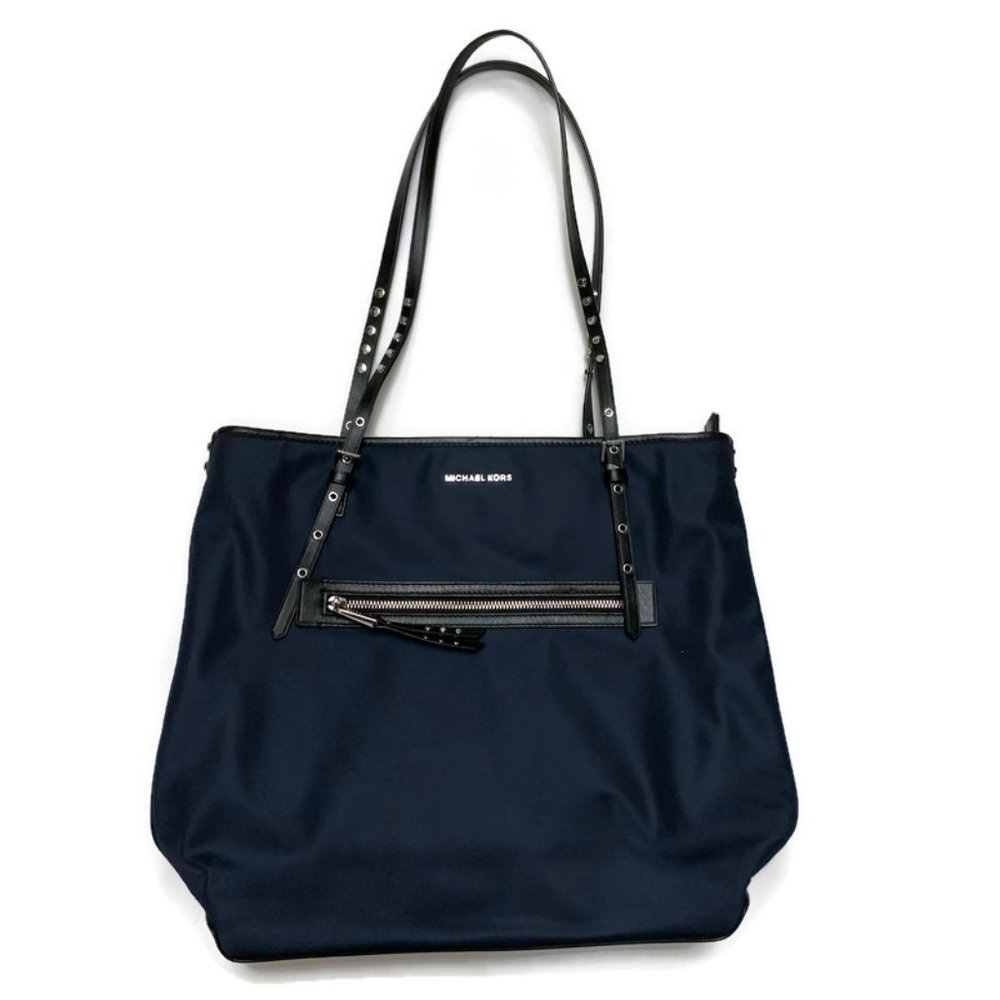Michael Kors Kempton tote bag dark blue nylon